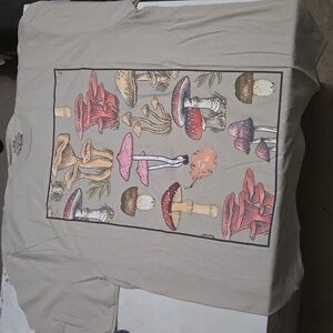 Medium tan mushroom tshirt